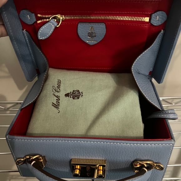 Marc Cross Grace Leather Handbag - NEW - Picture 5 of 9